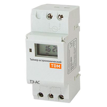 Таймер электронный астрономический ТЭ-АС 16А-DIN TDM SQ1503-0023 - Электрика, НВА - Реле, автоматизация и управление - Таймеры - . Магазин оборудования для автономного и резервного электропитания Ekosolar.ru в Ноябрьске