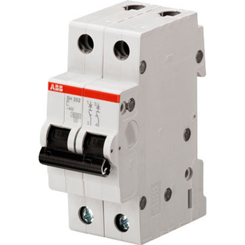 Автоматический выключатель ABB SH202L 2P 16А (С) 4,5kA - Электрика, НВА - Модульное оборудование - Автоматические выключатели - . Магазин оборудования для автономного и резервного электропитания Ekosolar.ru в Ноябрьске