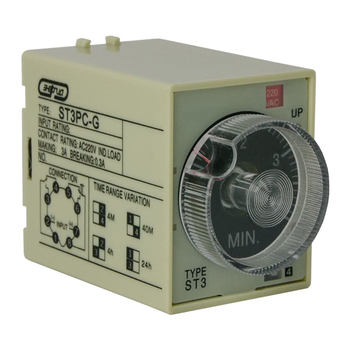 Реле времени 220V ST3PC-G (4-24h) Энергия - Электрика, НВА - Реле, автоматизация и управление - Реле времени - . Магазин оборудования для автономного и резервного электропитания Ekosolar.ru в Ноябрьске