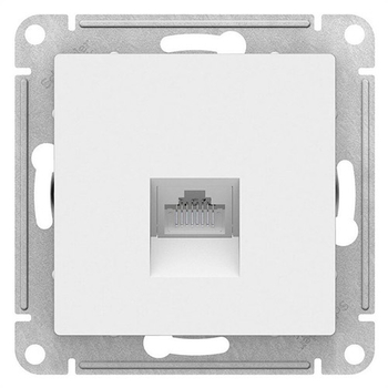 Розетка компьютерная SE AtlasDesign RJ45, белая механизм - Электрика, НВА - Выключатели и розетки - Розетки - . Магазин оборудования для автономного и резервного электропитания Ekosolar.ru в Ноябрьске