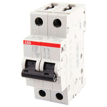 Автоматический выключатель ABB S202 2P 40А (С) 6kA - Электрика, НВА - Модульное оборудование - Автоматические выключатели - . Магазин оборудования для автономного и резервного электропитания Ekosolar.ru в Ноябрьске