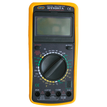 Мультиметр DT 9207 Энергия - Электрика, НВА - Измерительный инструмент - Мультимеры - . Магазин оборудования для автономного и резервного электропитания Ekosolar.ru в Ноябрьске