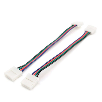 Комплект коннекторов Apeyron Electrics 09-12 (2 клипсы с проводами) для RGB-светодиодной ленты 12В IP20 10 мм - Светильники - Cветодиодные ленты - . Магазин оборудования для автономного и резервного электропитания Ekosolar.ru в Ноябрьске