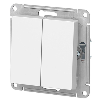 Выключатель Schneider Electric AtlasDesign 2-клавишный сх.5, 10АХ, белый, механизм - Электрика, НВА - Выключатели и розетки - Выключатели - . Магазин оборудования для автономного и резервного электропитания Ekosolar.ru в Ноябрьске