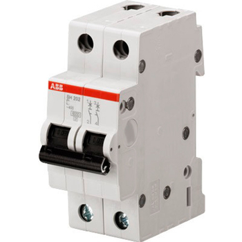 Автоматический выключатель ABB SH202L 2P 25А (С) 4,5kA - Электрика, НВА - Модульное оборудование - Автоматические выключатели - . Магазин оборудования для автономного и резервного электропитания Ekosolar.ru в Ноябрьске