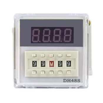 Реле времени цифровое 220V DH48S-2Z AC Энергия - Электрика, НВА - Реле, автоматизация и управление - Реле времени - . Магазин оборудования для автономного и резервного электропитания Ekosolar.ru в Ноябрьске