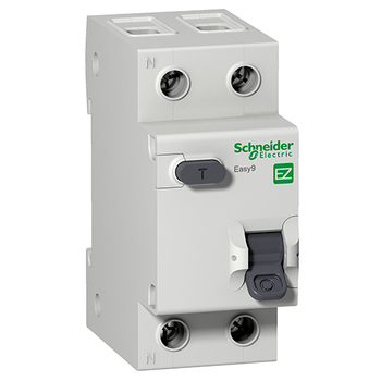 Дифференциальный автоматический выключатель Schneider Electric EASY 9 1P+N 32А 30мА C AC 4,5 кА - Электрика, НВА - Модульное оборудование - Дифференциальные автоматы - . Магазин оборудования для автономного и резервного электропитания Ekosolar.ru в Ноябрьске