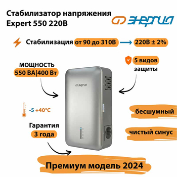 Инверторный cтабилизатор напряжения Энергия Expert 550 220В - Стабилизаторы напряжения - Инверторные - . Магазин оборудования для автономного и резервного электропитания Ekosolar.ru в Ноябрьске