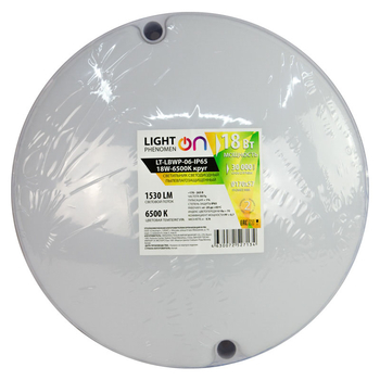 Банник LT-LBWP-06-IP65-18W-6500К LED круглый - Светильники - Для ЖКХ - . Магазин оборудования для автономного и резервного электропитания Ekosolar.ru в Ноябрьске