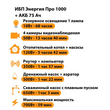 ИБП для котла Энергия Про 1000 + Аккумулятор 75 Ач 12 В (700Вт - 59мин) - ИБП и АКБ - ИБП для котлов - . Магазин оборудования для автономного и резервного электропитания Ekosolar.ru в Ноябрьске