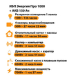 ИБП для котла Энергия Про 1000 + Аккумулятор 150 Ач 12 В (700Вт - 117мин) - ИБП и АКБ - ИБП для котлов - . Магазин оборудования для автономного и резервного электропитания Ekosolar.ru в Ноябрьске