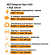ИБП для котла Энергия Про 1000 + Аккумулятор 100 Ач 12 В (700Вт - 78мин) - ИБП и АКБ - ИБП для котлов - . Магазин оборудования для автономного и резервного электропитания Ekosolar.ru в Ноябрьске